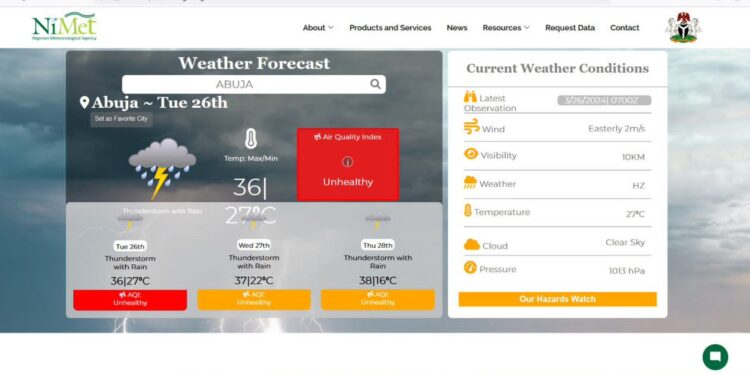 NiMet Launches More User-Friendly Website