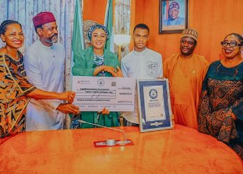 First Lady Oluremi Tinubu Awards N25m to Autistic Teenager’s Guinness World Record Achievement