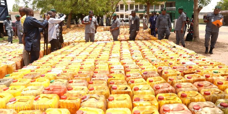 Customs Intensifies Crack Down on Fuel Smugglers, Seizes 49, 000 Litres of PMS