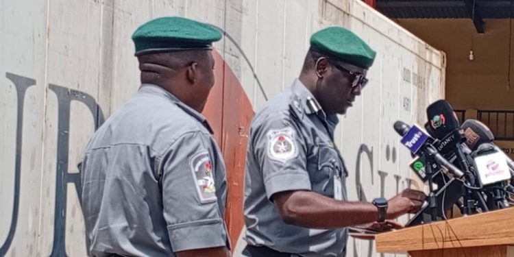 NCS Intercepts 1×40fts Container Loaded with Donkey Genitals Along Kaduna- Abuja Road