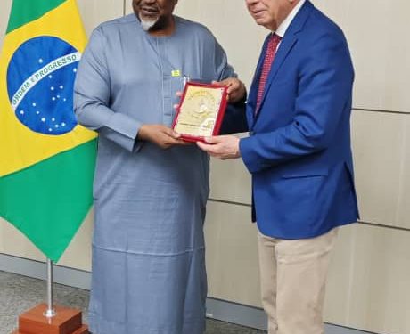 Minister Of Defence Engages Brazilian Counterpart To Strengthen Bilateral Defence Cooperation