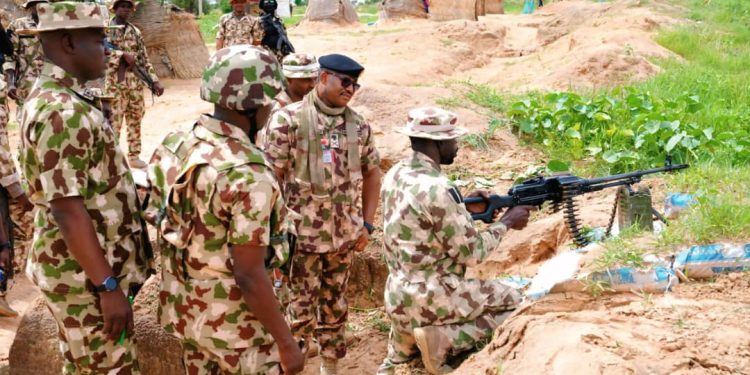 Operational Visit: Commander Charges Troops To Sustain Offensive Operations