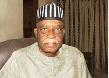Prof. Hon felicitates with General John Atom Kpera (Rtd) at 85