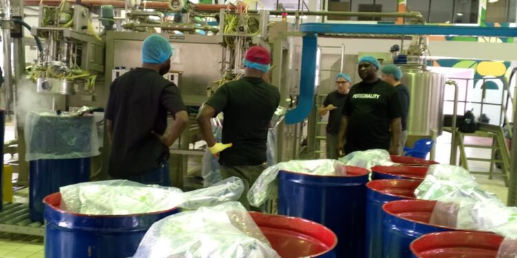 BENSONO CONCENTRATE FACTORY BEGINS FULL PRODUCTION 