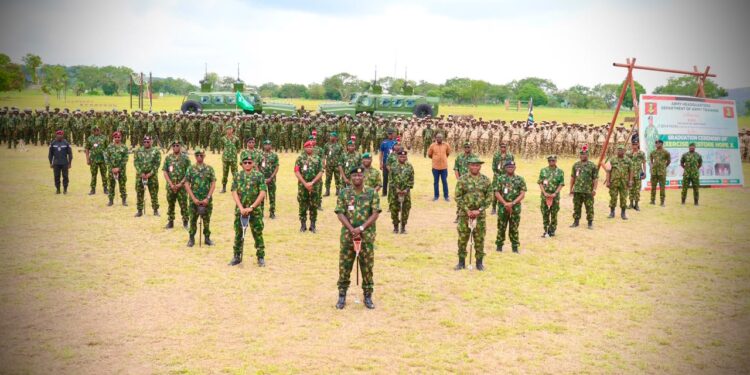 Army Expands Combat Capability as COAS Tasks New Graduates on Professionalism