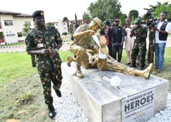 COAS Commissions Critical Care Centre, Helipad at 44 NARH Kaduna