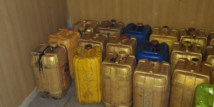 Navy Intercepts 500 Litres of Illegally Sourced Diesel, Suspected Cannabis in Lagos