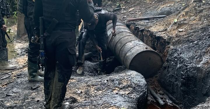 Navy Destroys 3 Illegal Refineries in Rivers, Recovers 91,000 Litres of Stolen Crude