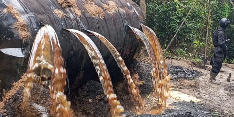 Navy Foils Resurgence of Oil Theft in ONELGA, Recovers 61,000 Litres of Crude, AGO
