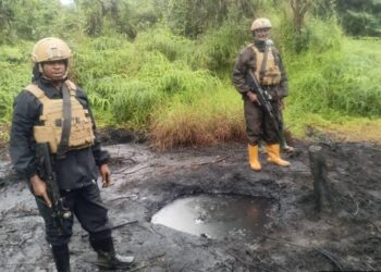 Navy Discovers 93,000 Litres of Suspected Stolen Crude in Rivers