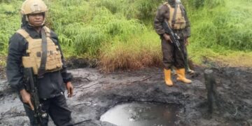 Navy Discovers 93,000 Litres of Suspected Stolen Crude in Rivers