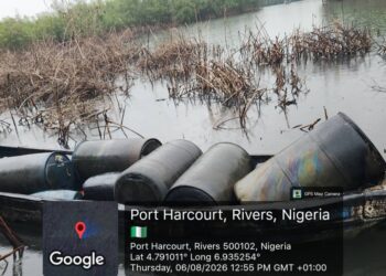 Navy Foils Illegal Pipeline Connection, Recovers 24,000 Litres of Stolen Crude in Bonny