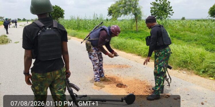 OPFY Troops Detonate IED, Intercept Terror Logistics, Recover Arms in Zamfara