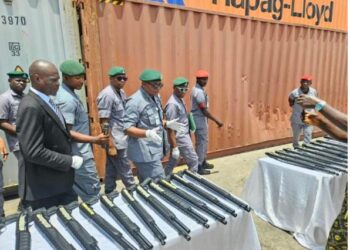 Customs Intercepts 204 Pump-Action Rifles Concealed in Turkey-Bound Container at Tin Can