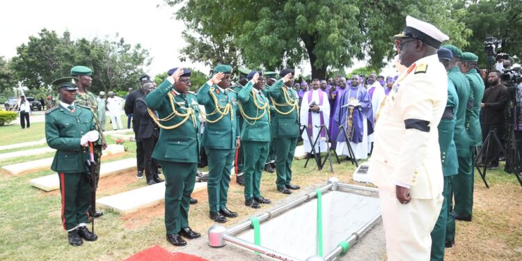 Late Major General Jakko Laid to Rest in Abuja With Full Military Honours