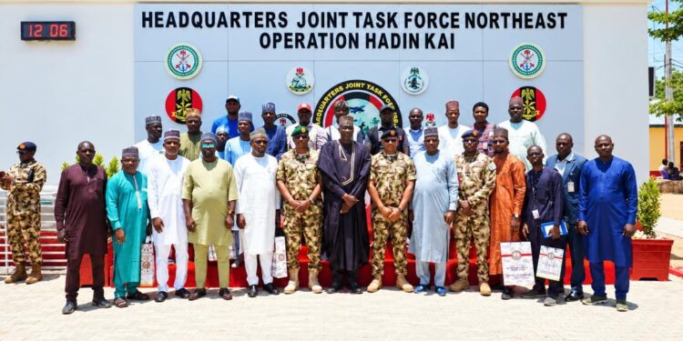 Maj. Gen. Ajose Takes Over as 16th Theatre Commander of Operation Hadin as Abubakar Bows Out
