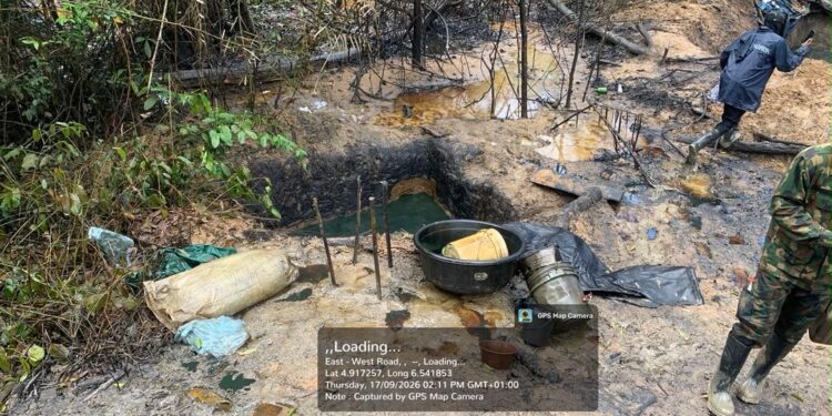 Operation Delta Sentinel: Navy Uncovers 119,850 LTRs of Stolen Crude in Rivers