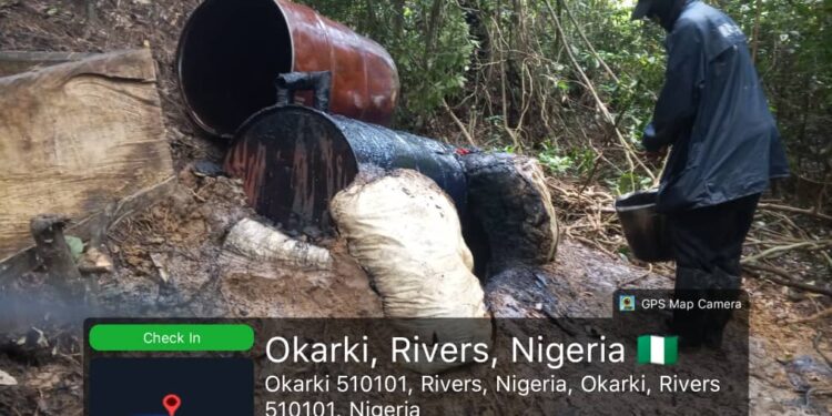 Navy Recovers 33,800 LTRs of Stolen Petroleum Products in Rivers