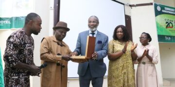 Prof. Adesugba Bags Merit Award at CICAN’s 20th Anniversary