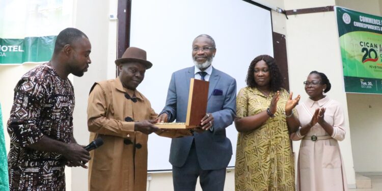 Prof. Adesugba Bags Merit Award at CICAN’s 20th Anniversary