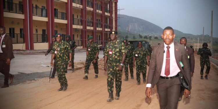 Bola Tinubu Barracks Phase II: COAS Inspects Project, Harps on Quality, Timely Delivery