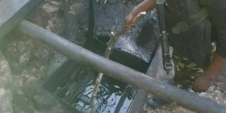 Navy Uncovers 25,000 Litres Of Suspected Stolen Crude In Delta, Total Hits 65,000 Litres In Two Days