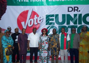PDP STAKEHOLDERS CHARGE ZONE B TO SUPPORT EUNICE ORTOM AS CAMPAIGN OFFICE OPENS