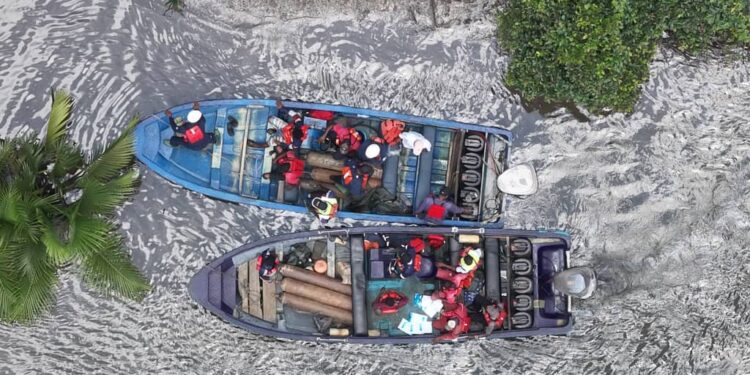 Navy Dismantles Illegal Refining Site in Bonny