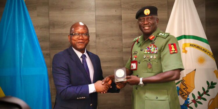 COAS Seeks Stronger Nigeria – Rwanda Defence Ties on IEDs, Counterterrorism