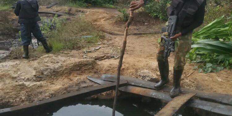 Navy Uncovers 40,000 Litres Of Suspected Stolen Crude Oil In Delta